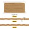 15 Yards Golden Gimp Braid Trim 1/2 inch Gold Polyester Woven Fabric Lace Upholstery Trim for Sewing Costume DIY Crafts Upholstery Curtain Slipcover Decoration